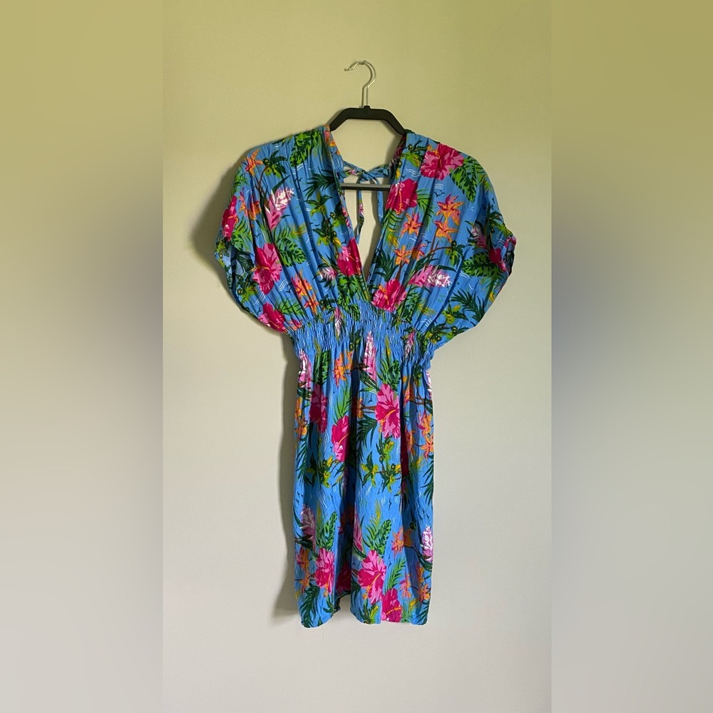 Ingear Resort Floral Bathing Suit Coverup - one size fits most